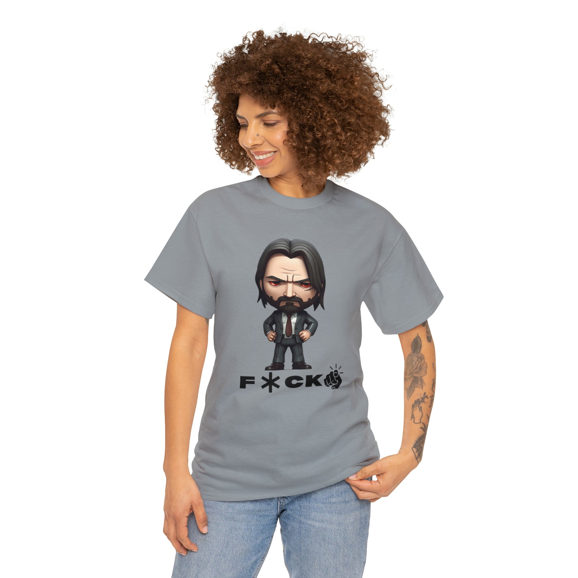 Legendary John Wick Funko Pop-Inspired Pullover: Unleash Your Inner Action HeroUnisex Heavy Cotton Tee - owl2you