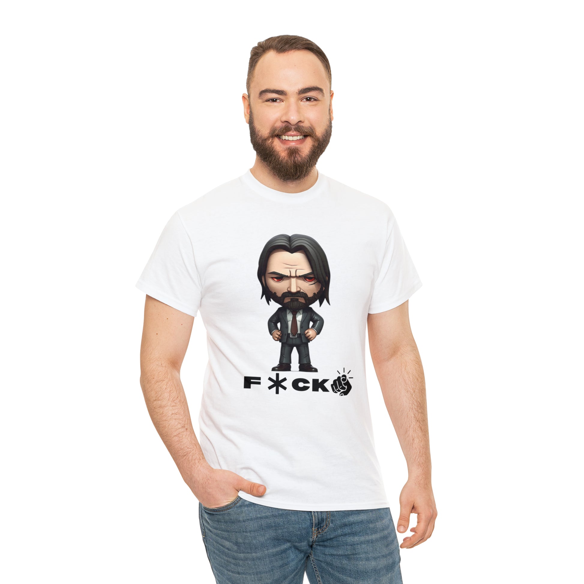 Legendary John Wick Funko Pop-Inspired Pullover: Unleash Your Inner Action HeroUnisex Heavy Cotton Tee - owl2you