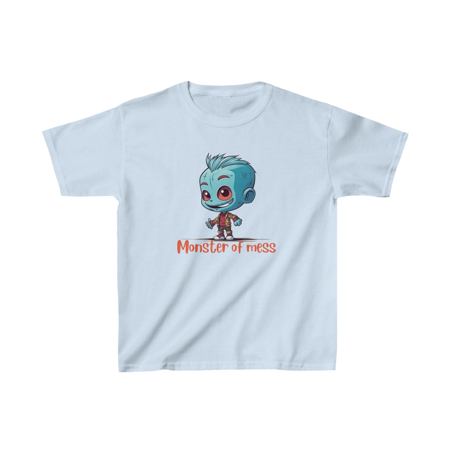 Kids' Monster of Mess Comfort, Durability, and Vibrant Style Kids Heavy Cotton™ Tee - owl2you