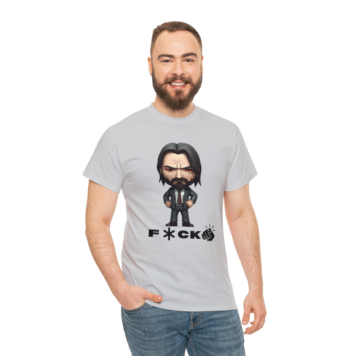 Legendary John Wick Funko Pop-Inspired Pullover: Unleash Your Inner Action HeroUnisex Heavy Cotton Tee - owl2you