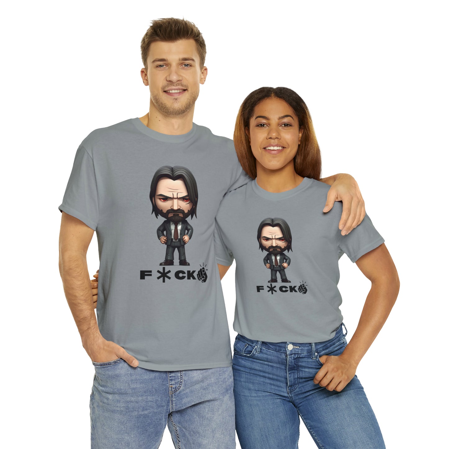 Legendary John Wick Funko Pop-Inspired Pullover: Unleash Your Inner Action HeroUnisex Heavy Cotton Tee - owl2you