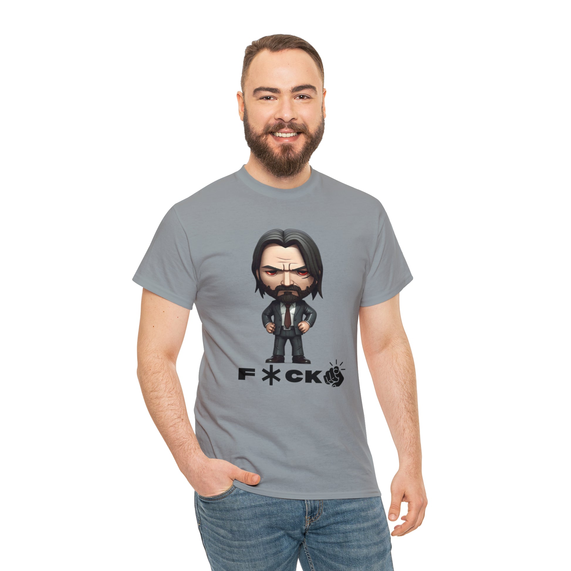 Legendary John Wick Funko Pop-Inspired Pullover: Unleash Your Inner Action HeroUnisex Heavy Cotton Tee - owl2you