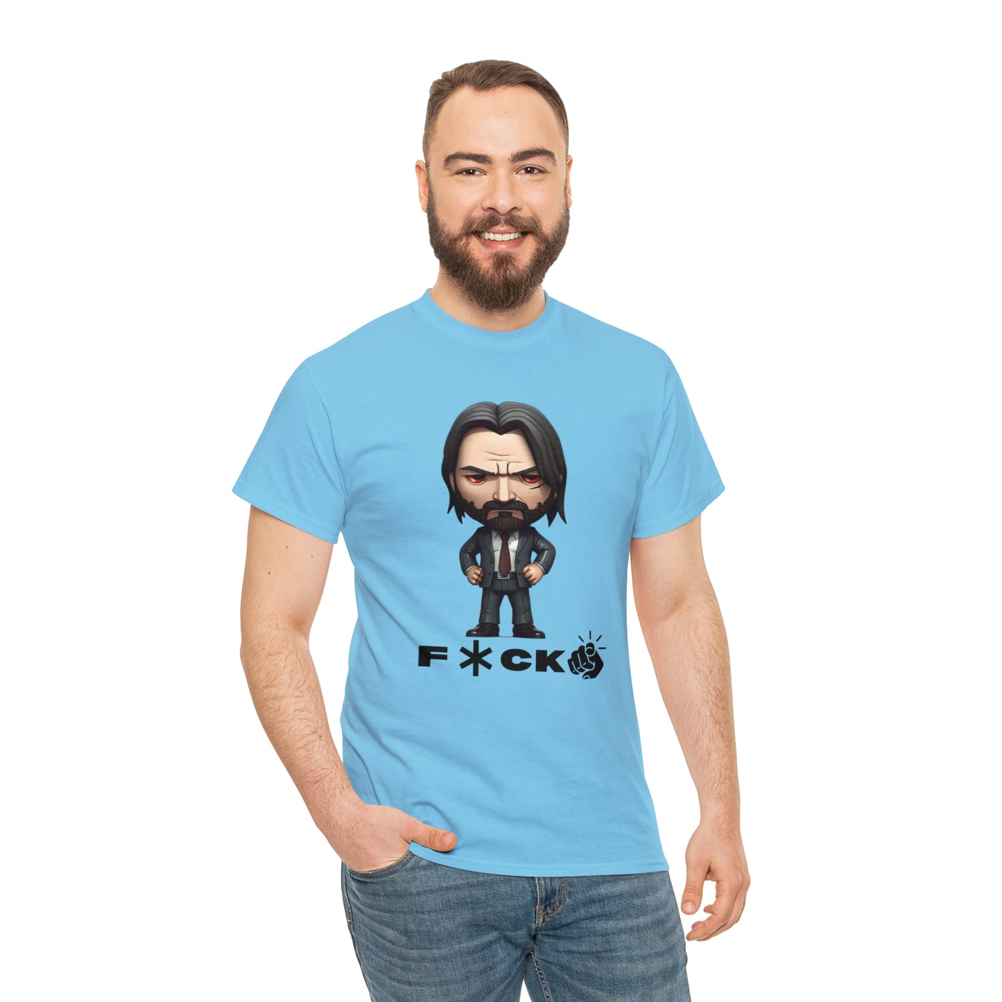 Legendary John Wick Funko Pop-Inspired Pullover: Unleash Your Inner Action HeroUnisex Heavy Cotton Tee - owl2you