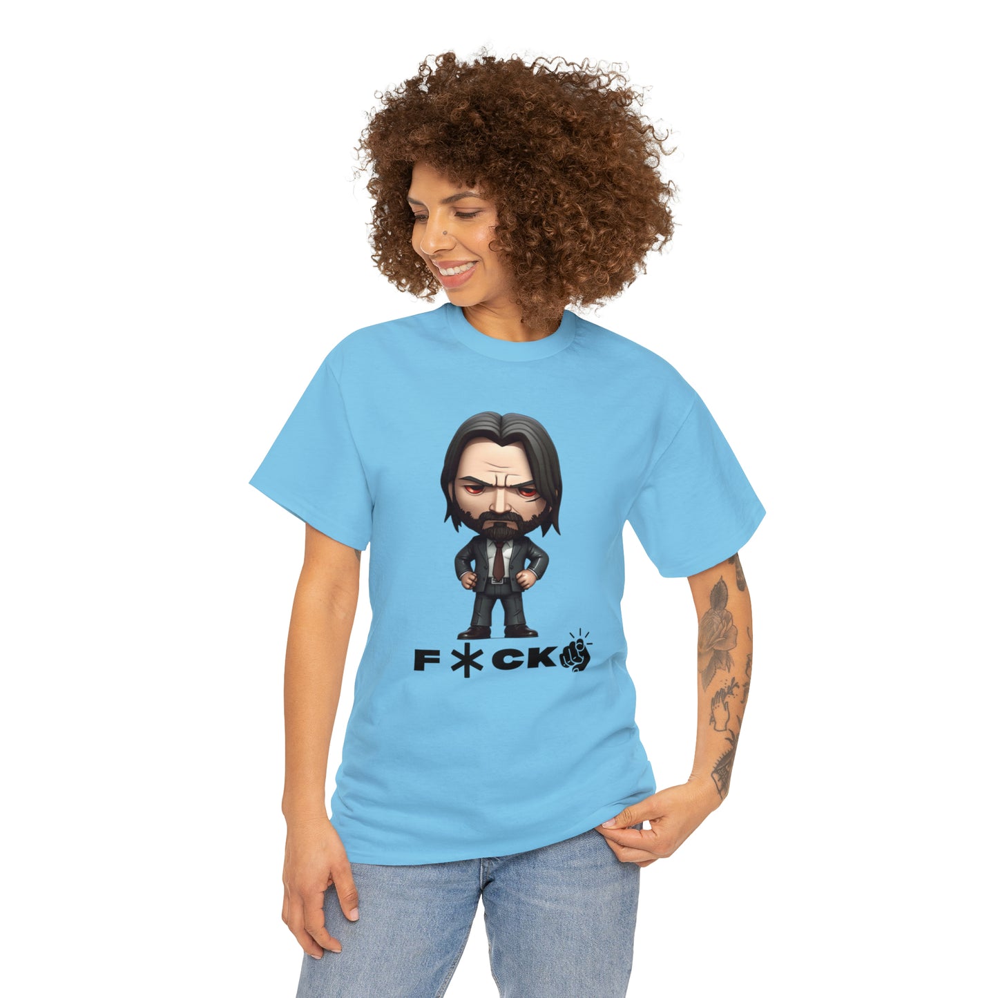 Legendary John Wick Funko Pop-Inspired Pullover: Unleash Your Inner Action HeroUnisex Heavy Cotton Tee - owl2you