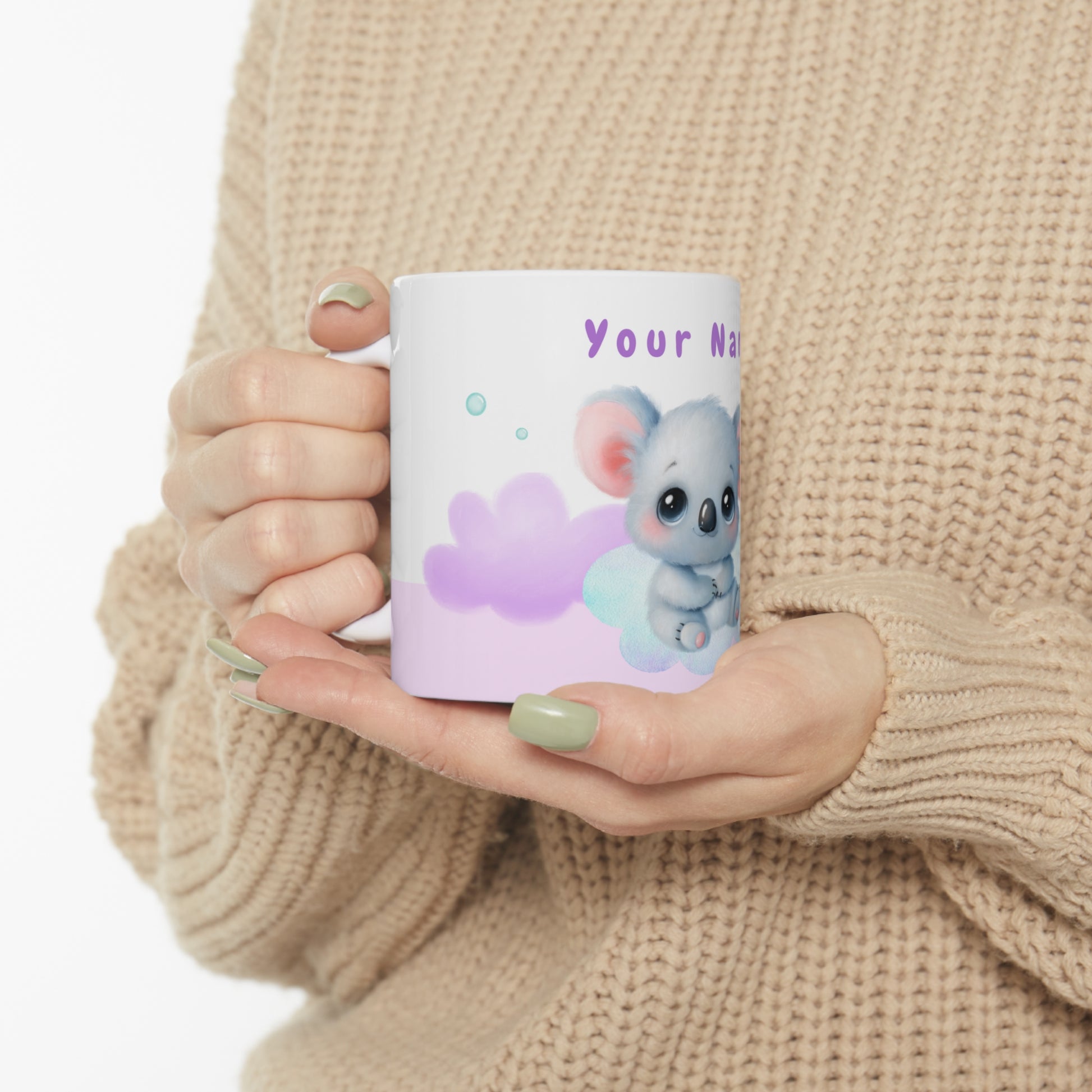 Personalized Baby Name Mug - Cherish Every Sip of Joy Ceramic Mug 11oz - owl2you