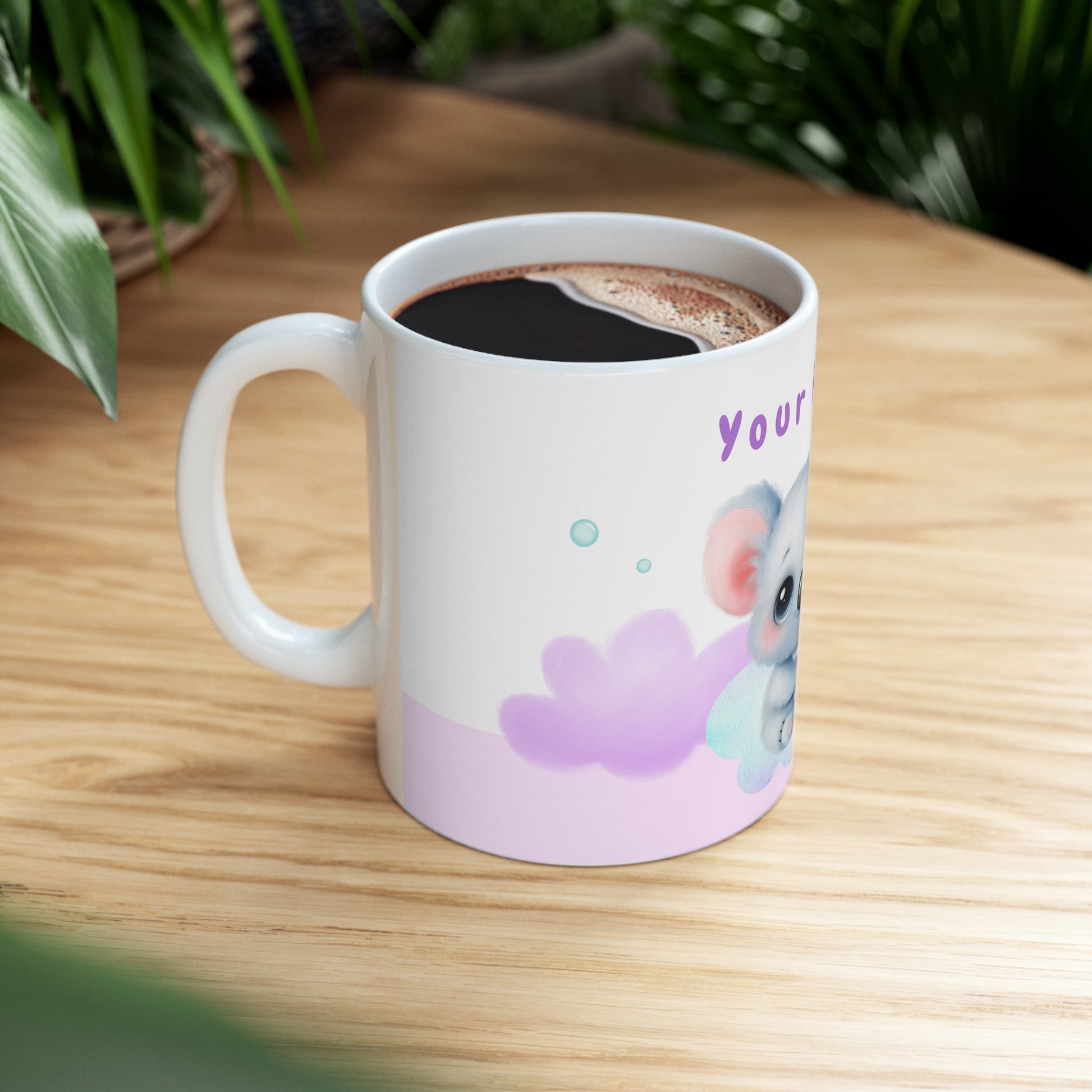 Personalized Baby Name Mug - Cherish Every Sip of Joy Ceramic Mug 11oz - owl2you