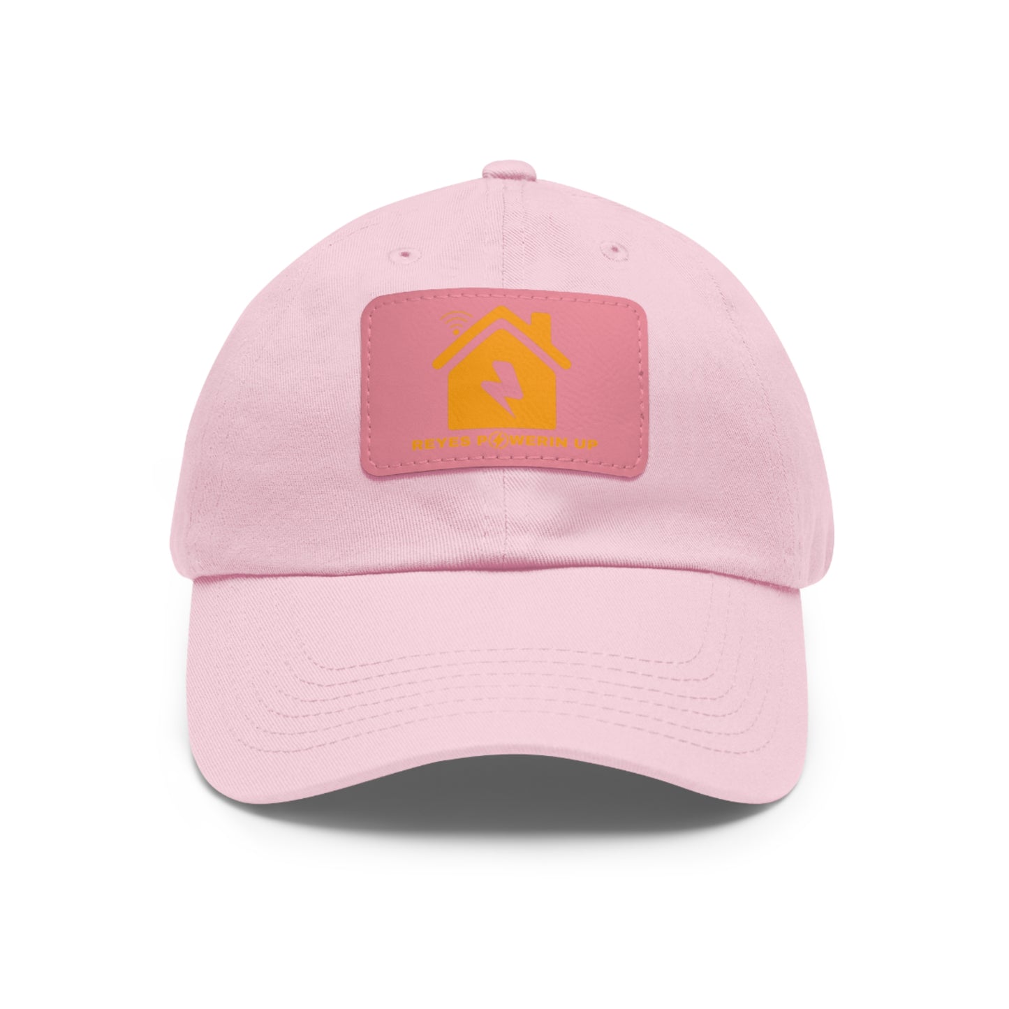 Dad Hat with Leather Patch (Rectangle)