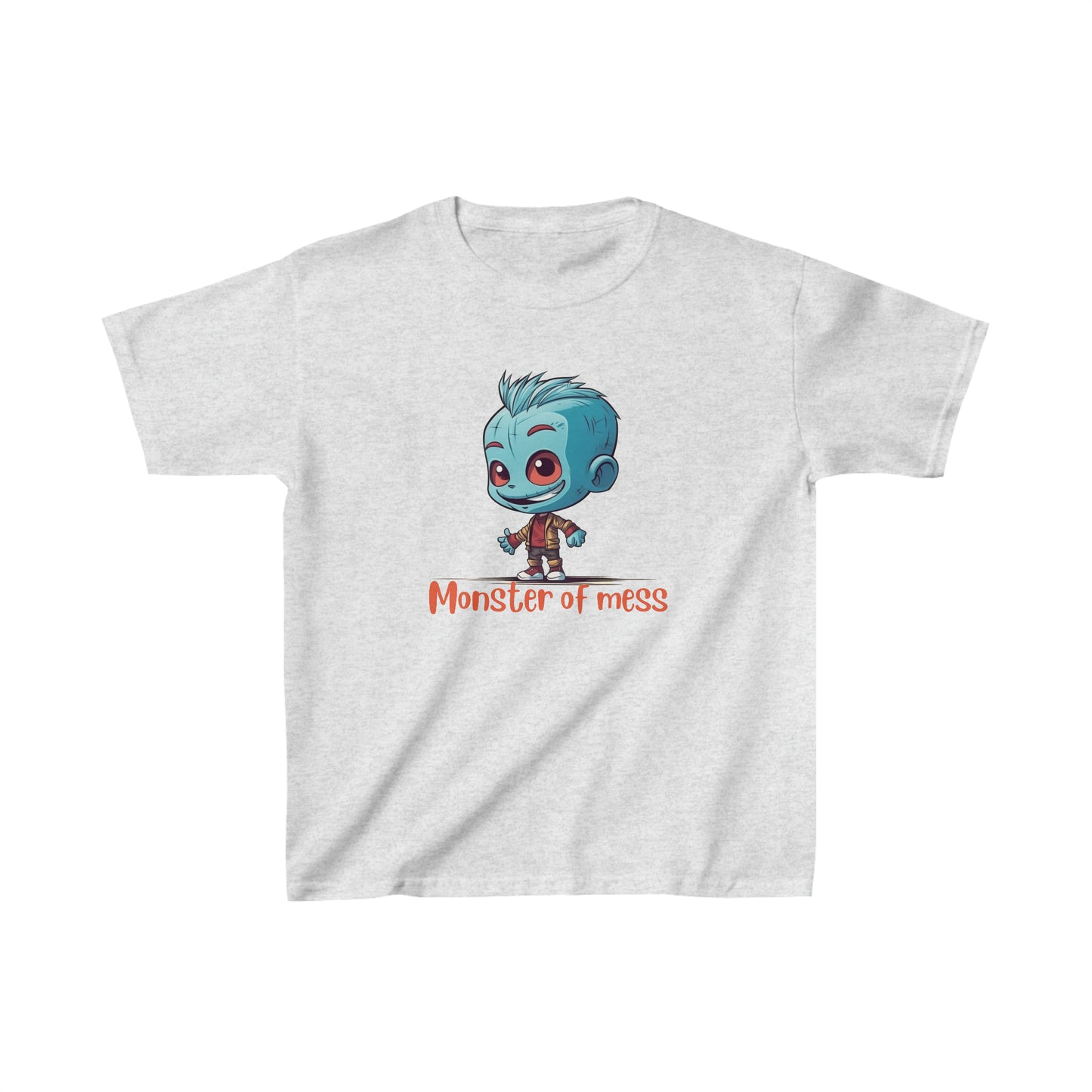 Kids' Monster of Mess Comfort, Durability, and Vibrant Style Kids Heavy Cotton™ Tee - owl2you