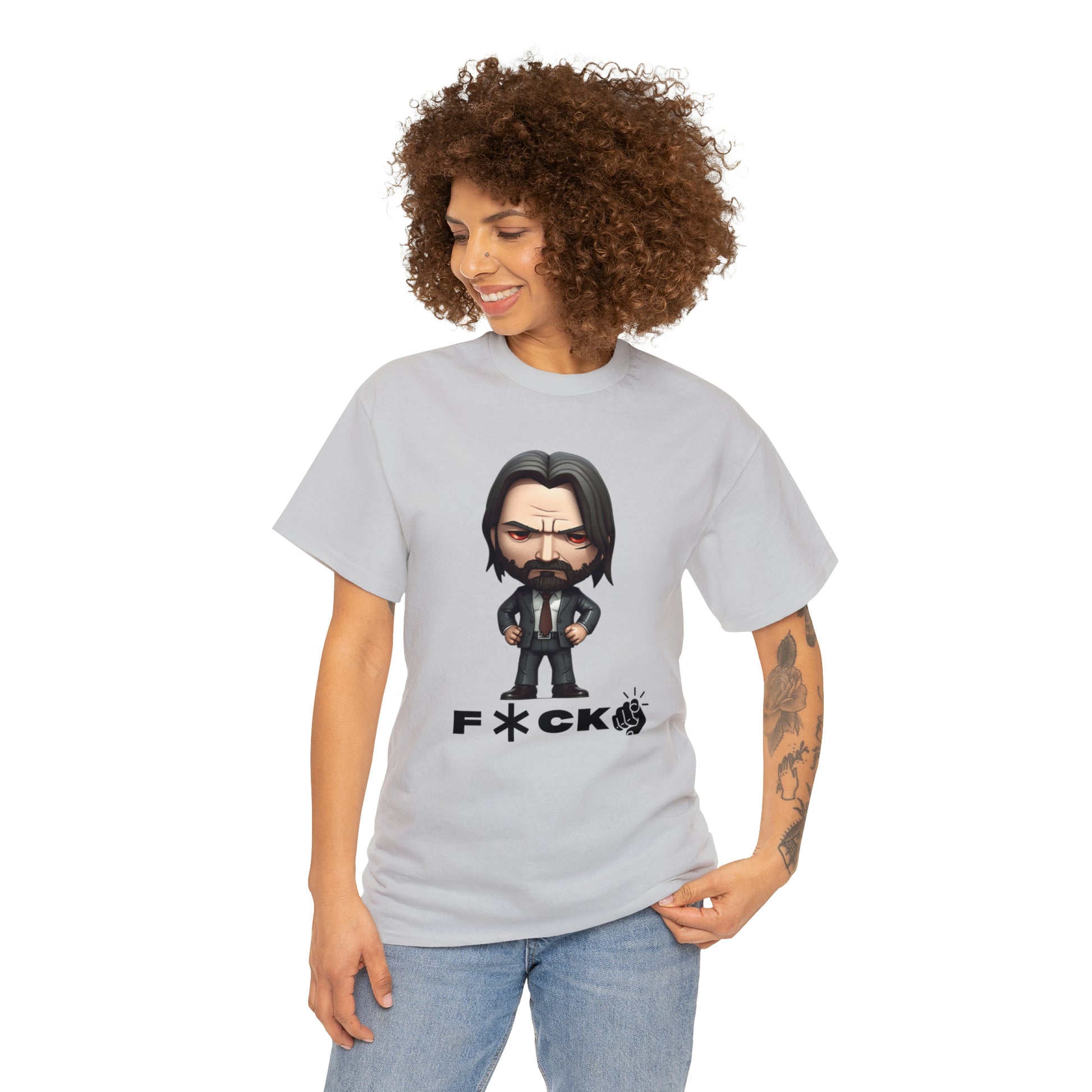 Legendary John Wick Funko Pop-Inspired Pullover: Unleash Your Inner Action HeroUnisex Heavy Cotton Tee - owl2you