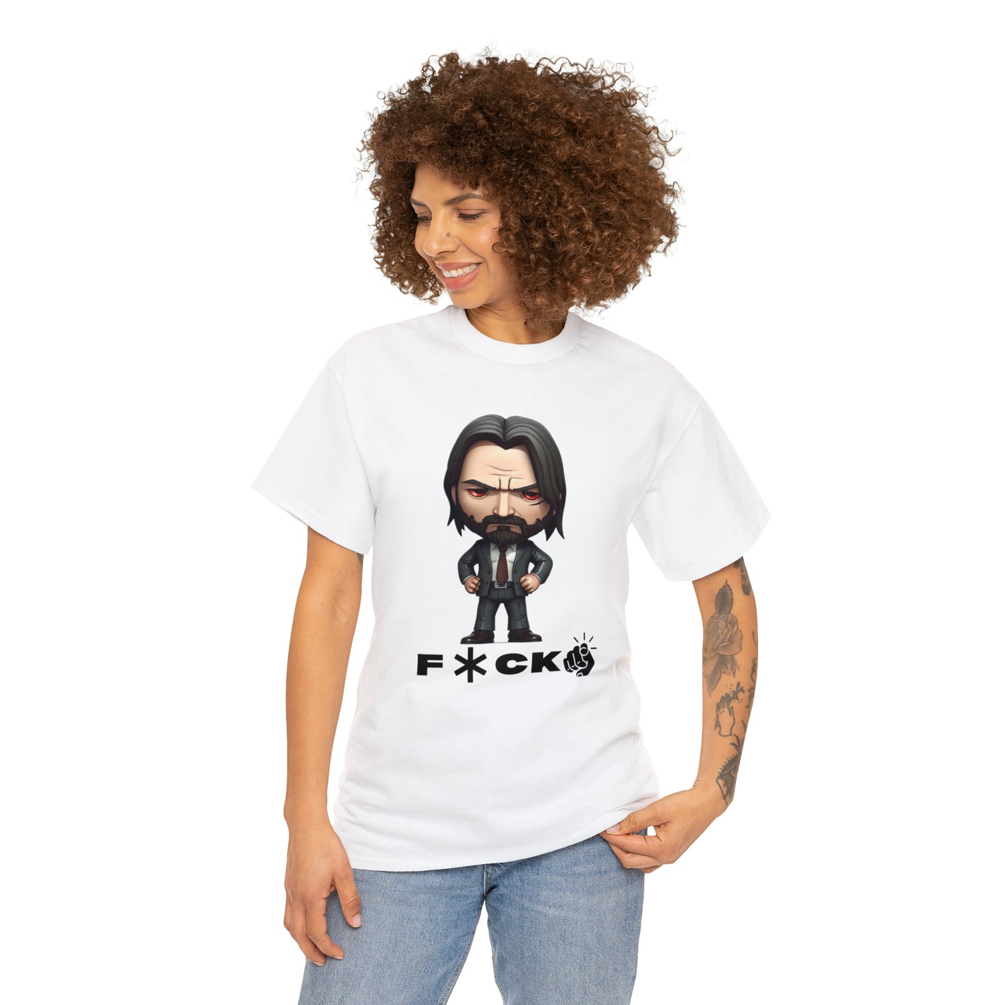 Legendary John Wick Funko Pop-Inspired Pullover: Unleash Your Inner Action HeroUnisex Heavy Cotton Tee - owl2you