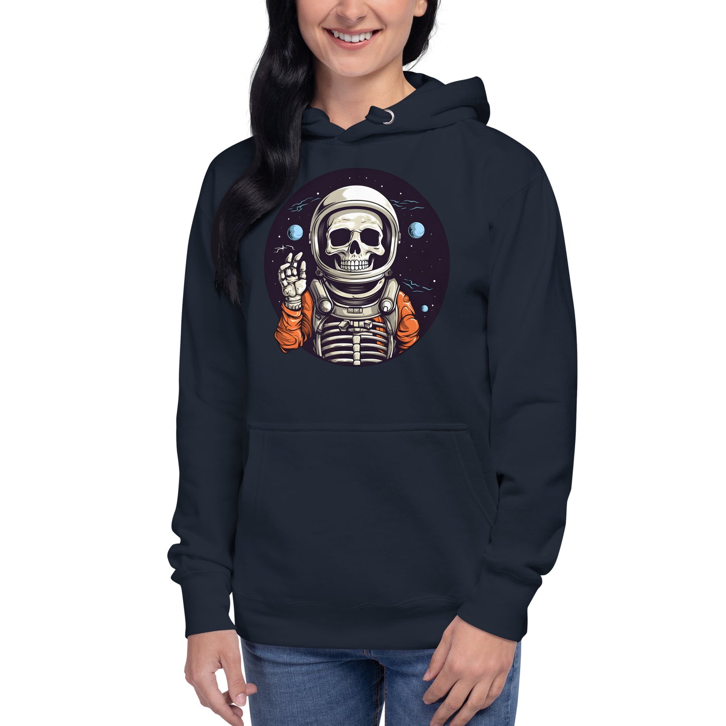 Halloween Astronaut: Spaceman in a Haunted Spaceship Hoodie