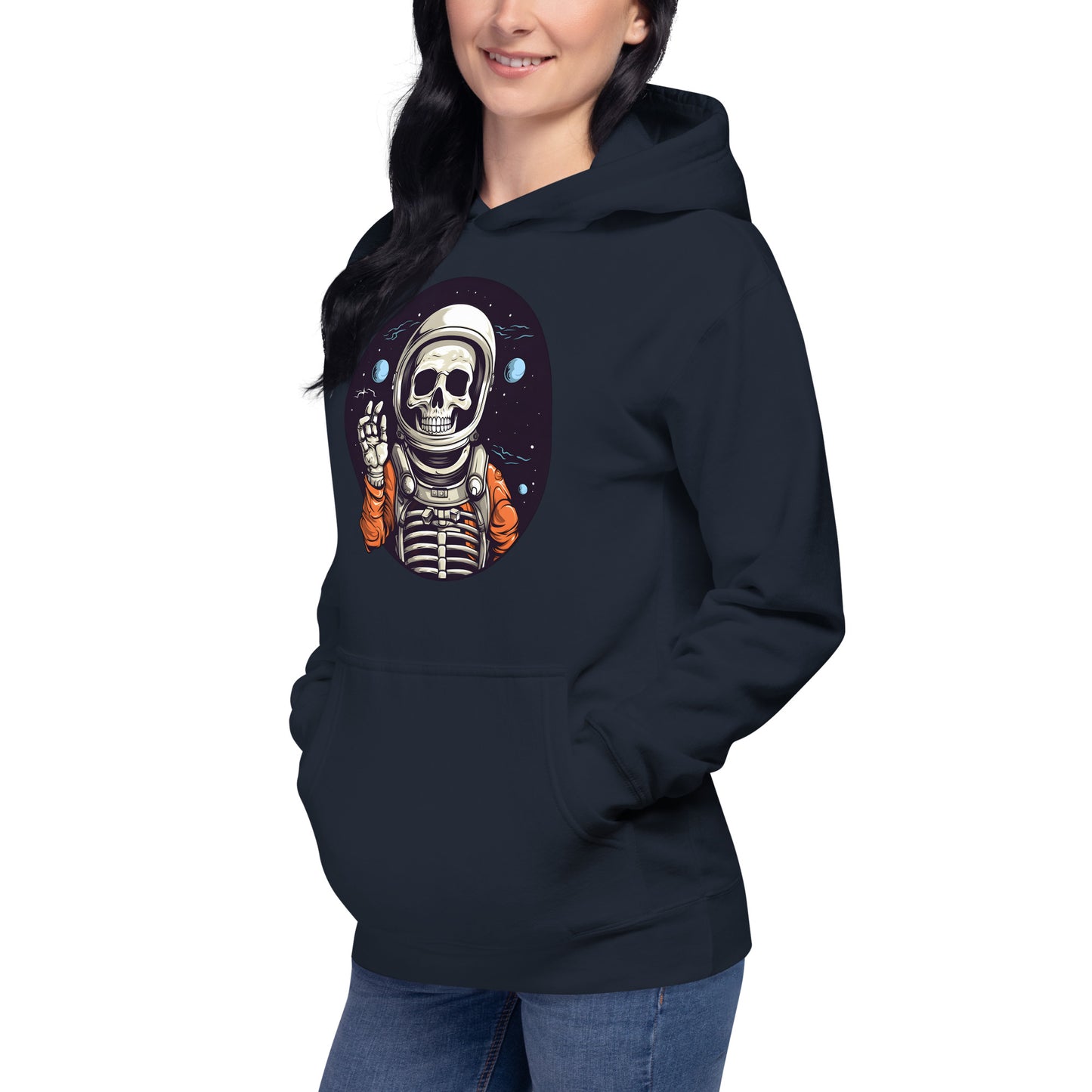 Halloween Astronaut: Spaceman in a Haunted Spaceship Hoodie