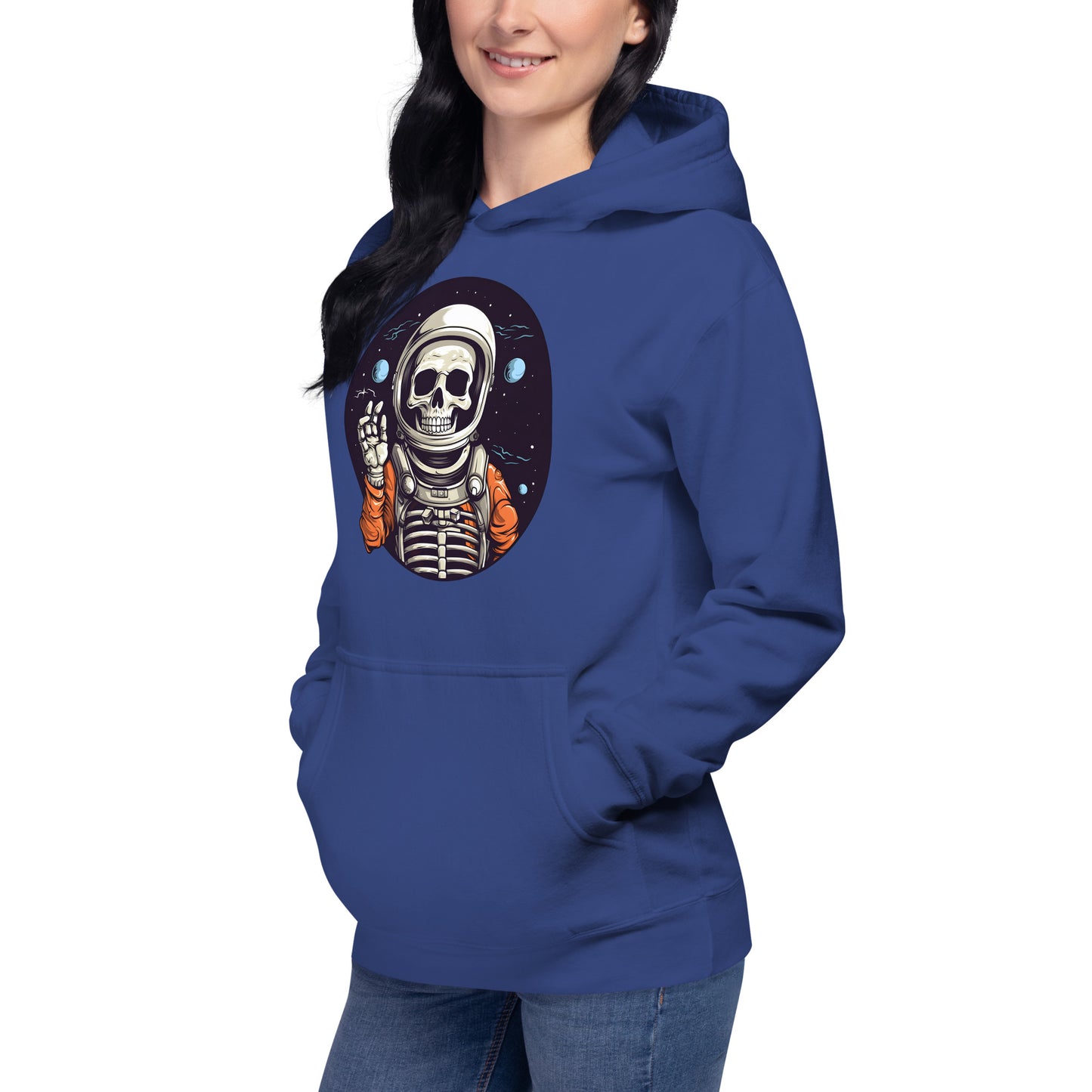 Halloween Astronaut: Spaceman in a Haunted Spaceship Hoodie