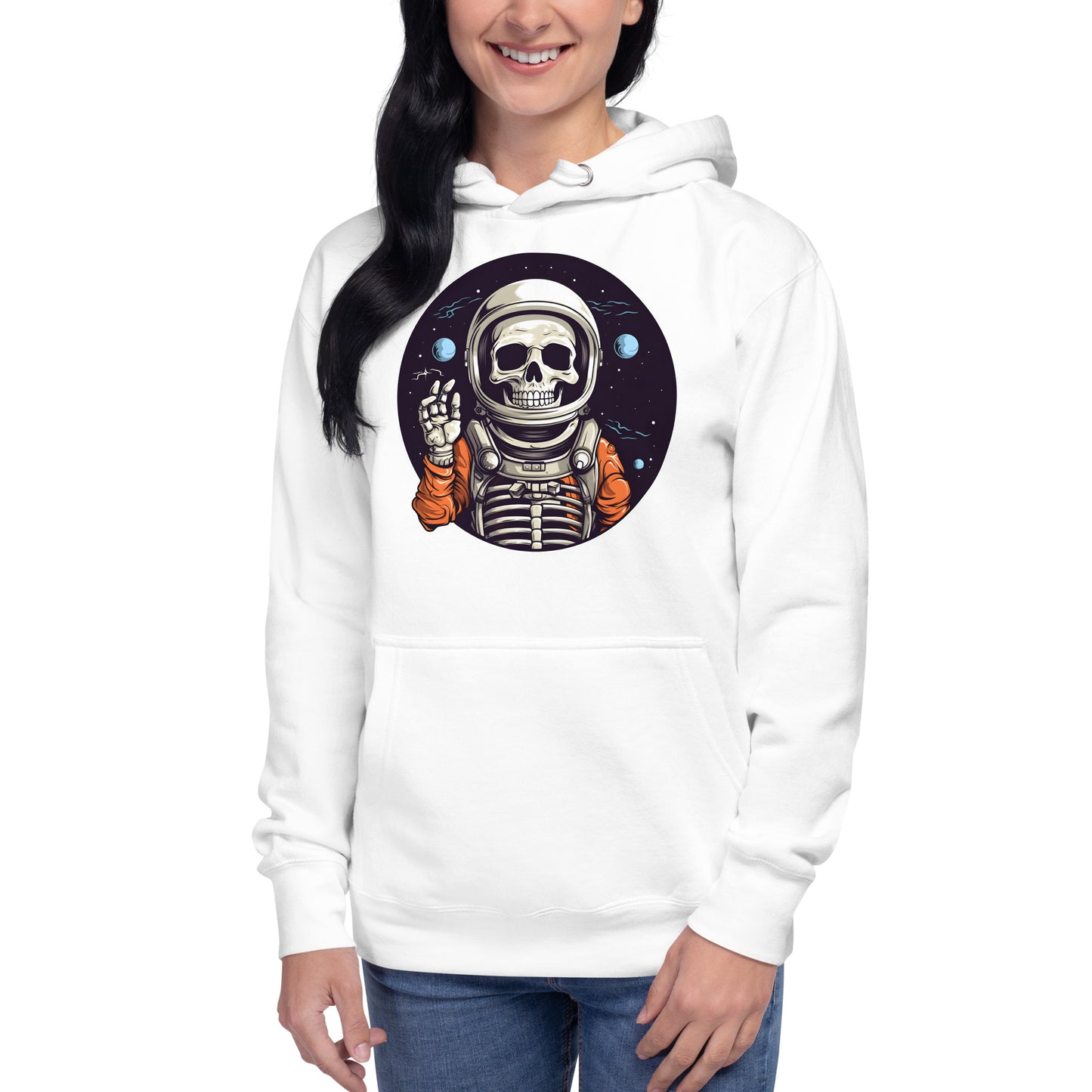 Halloween Astronaut: Spaceman in a Haunted Spaceship Hoodie