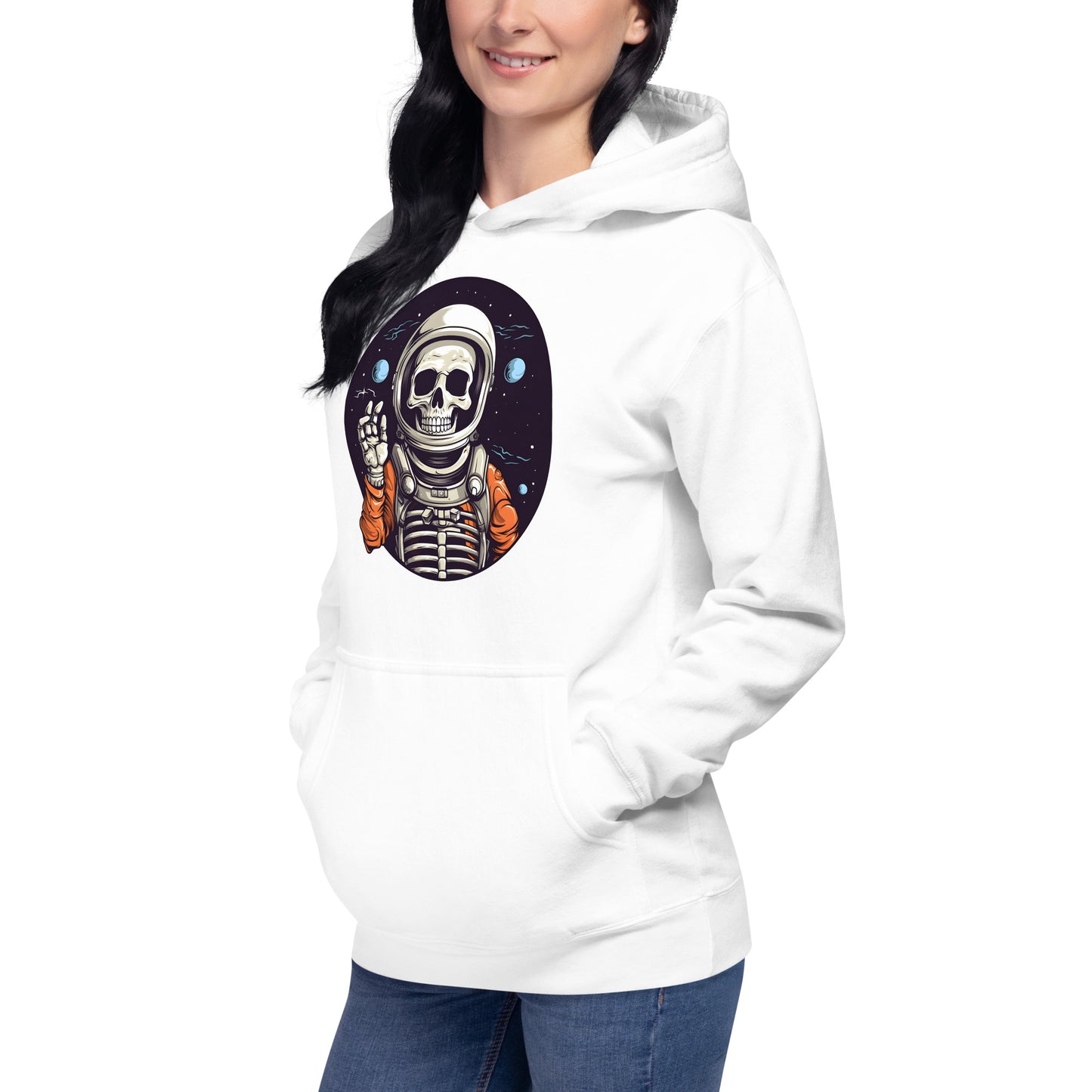 Halloween Astronaut: Spaceman in a Haunted Spaceship Hoodie