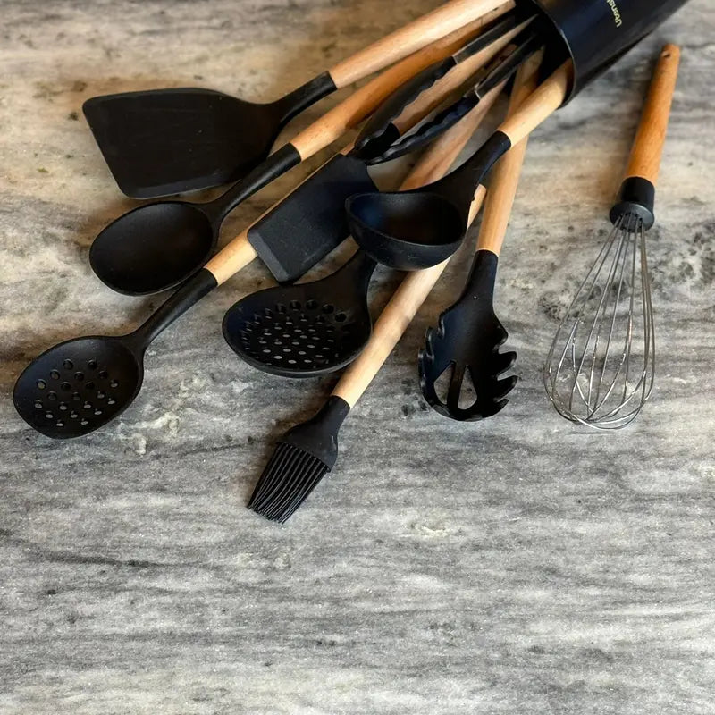 LFL - Complete Cookware Utensil and Gadget Set: Making Preparation and Cooking Effortless with Cutting Edge Tools