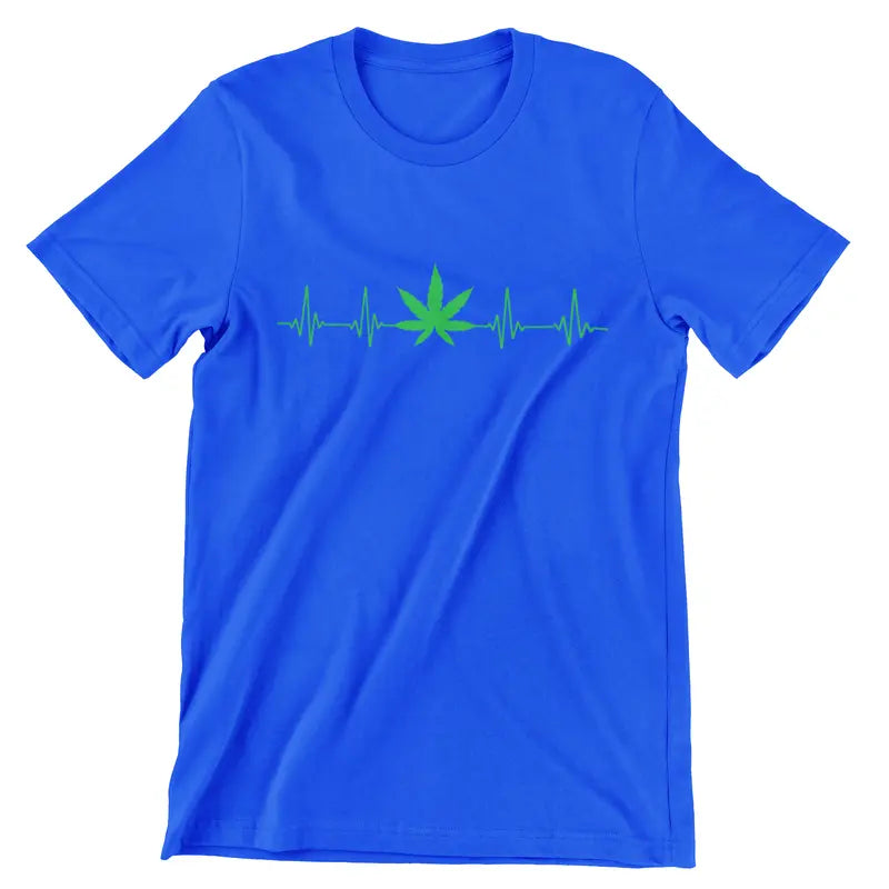 Men'S Weed Lifeline Soft Cotton Adult T-Shirt