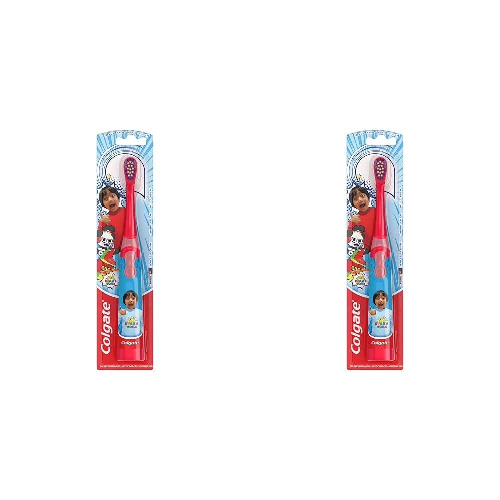 Colgate Kids Battery Powered Toothbrush, Batman, Extra Soft Toothbrush, Ages 3 and Up, 1 Pack , Colors May Vary