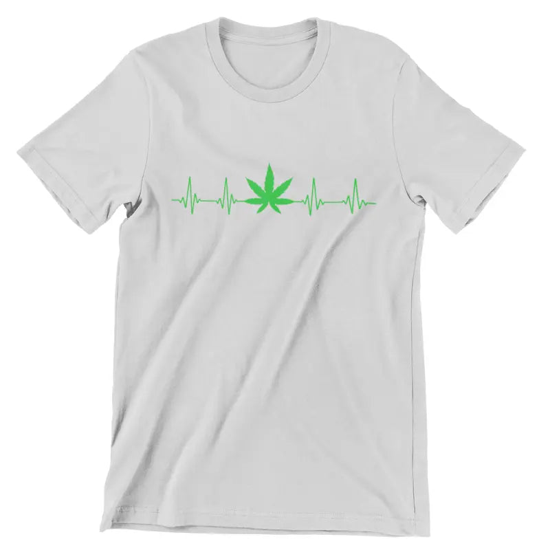 Men'S Weed Lifeline Soft Cotton Adult T-Shirt